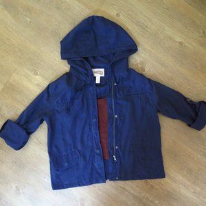 Forever 21 Navy Blue Wind breaker Jacket